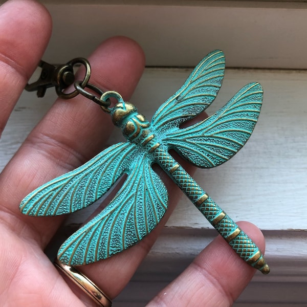 Dragonfly Zipper Pull - Dragonfly Purse dangle