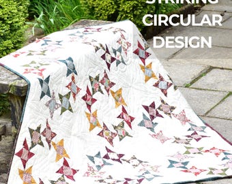 Jelly Roll Quilt Pattern PDF – Fast Weekend Quilt – Circle of Friends