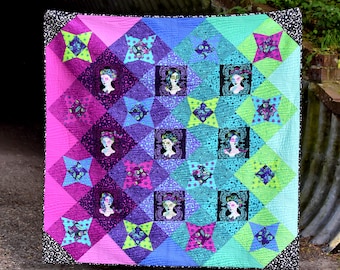 Fat Quarter Bedazzled Quilt Pattern Booklet PDF by Pam and Nicky ...