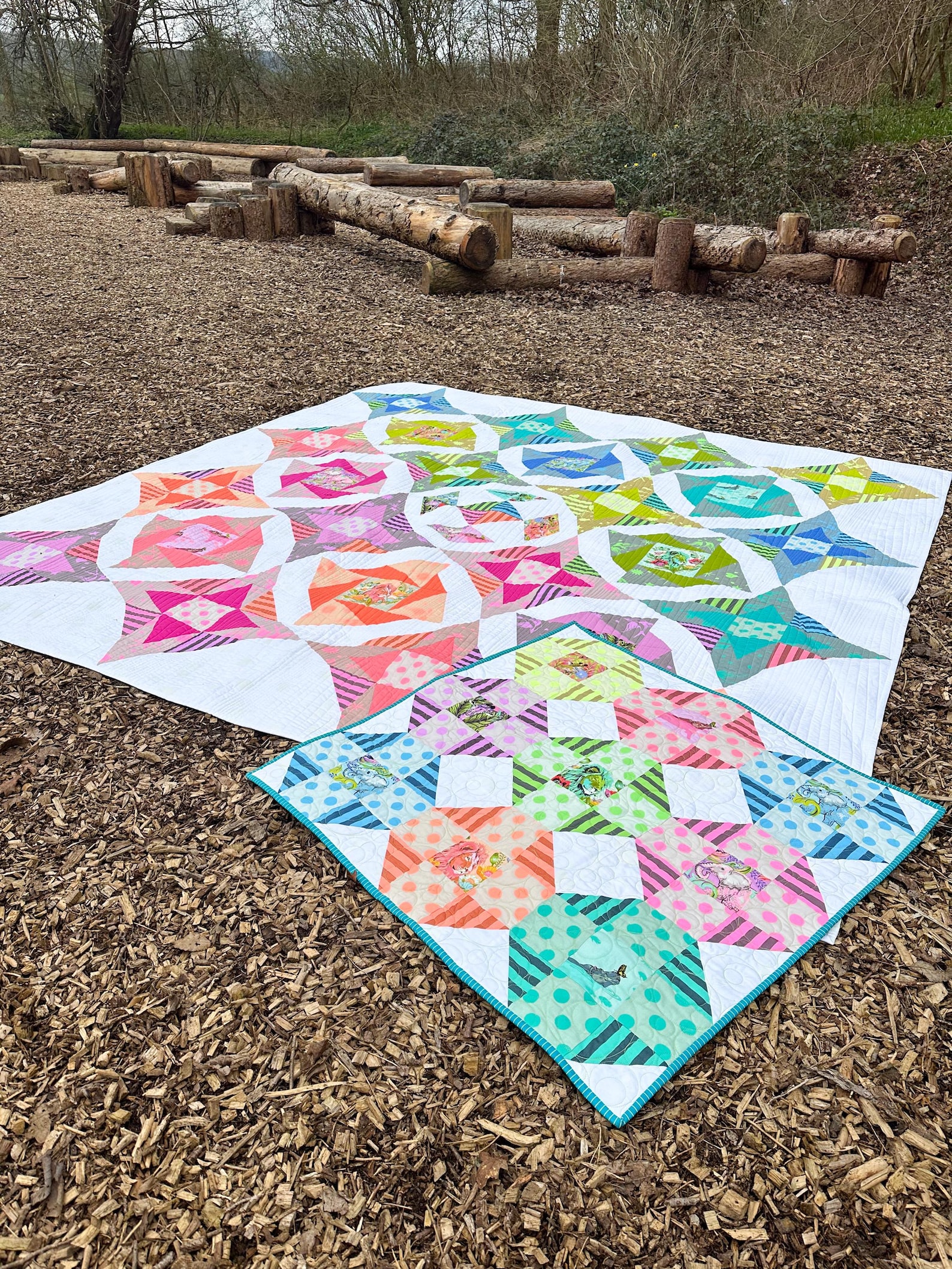Fat Quarter Bedazzled Quilt Pattern Booklet PDF by Pam and Nicky ...
