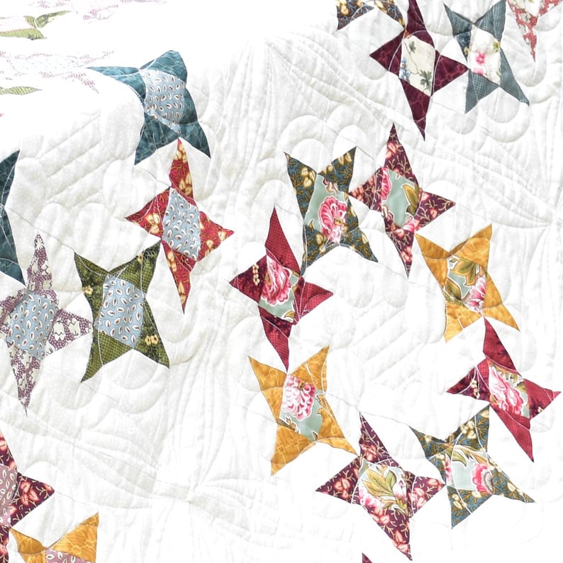 Jelly Roll Quilt Pattern PDF – Fast Weekend Quilt – Circle of Friends image 4