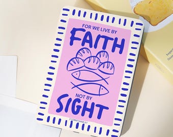 Funda Kindle personalizada con diseño de peces y frases de fe: Nunca te rindas