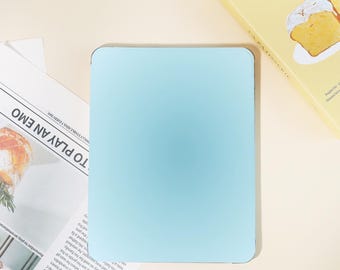 Funda para iPad con diseño de estilo azul, funda para iPad con nombre personalizado, funda para iPad Pro 2024/2022/2021/2020/2018, iPad 10/9/8/7, iPad Air 6 2024, Mini 6/7