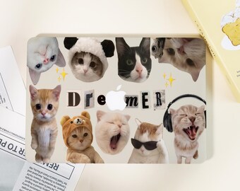 Personalized Cats Photo Portrait Macbook Case,Custom Macbook Case,Mac Case Pro 13 Pro 14 Pro 15 Pro 16 Air 15/13 12 inch 16 inch 2024 2023