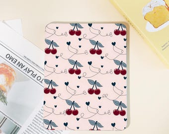 Funda para iPad beige con estampado de bayas, personalizada, para iPad Pro (2024/2022/2021/2020/2018), iPad 10/9/8/7, iPad Air 6 (2024), Mini 6/7