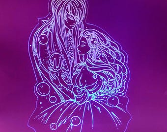 Labyrinth Art LED Desk Lamp - Unique Nightlight Decor