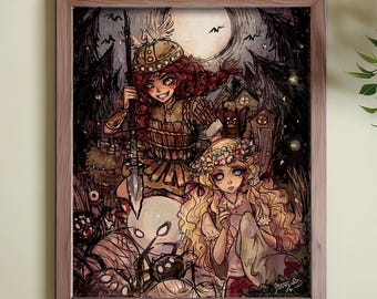 Don't Starve Art Print - Gaming Decor - Video Game Fan Gift