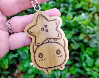 Stardew Valley Jumino Keychain: Laser Engraved Hardwood