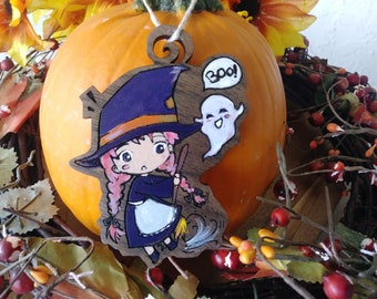 Little Witch Halloween Ornament