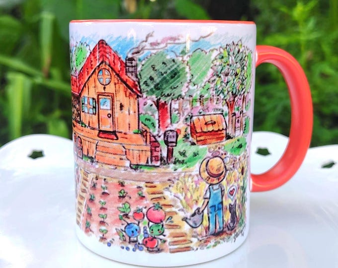 Stardew Valley Sketch Art Mug