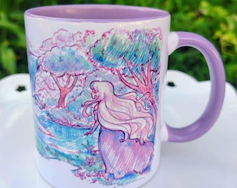 The Last Unicorn Sketch Art Mug