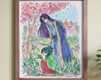 Apothecary Romance 8x10 Anime Art Print