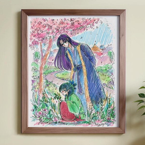 Apothecary Romance 8x10 Anime Art Print