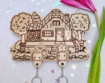 Stardew Valley Keyholder & Juminos Keychain Set