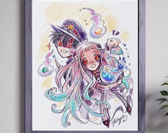 Hanako 8x10 Anime Art Print