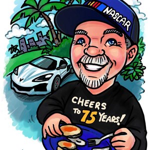 Custom Digital Caricature Art – Cute & Fun Hand-Drawn Portraits image 18