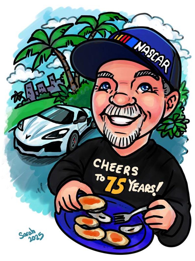 Custom Digital Caricature Art – Cute & Fun Hand-Drawn Portraits image 18