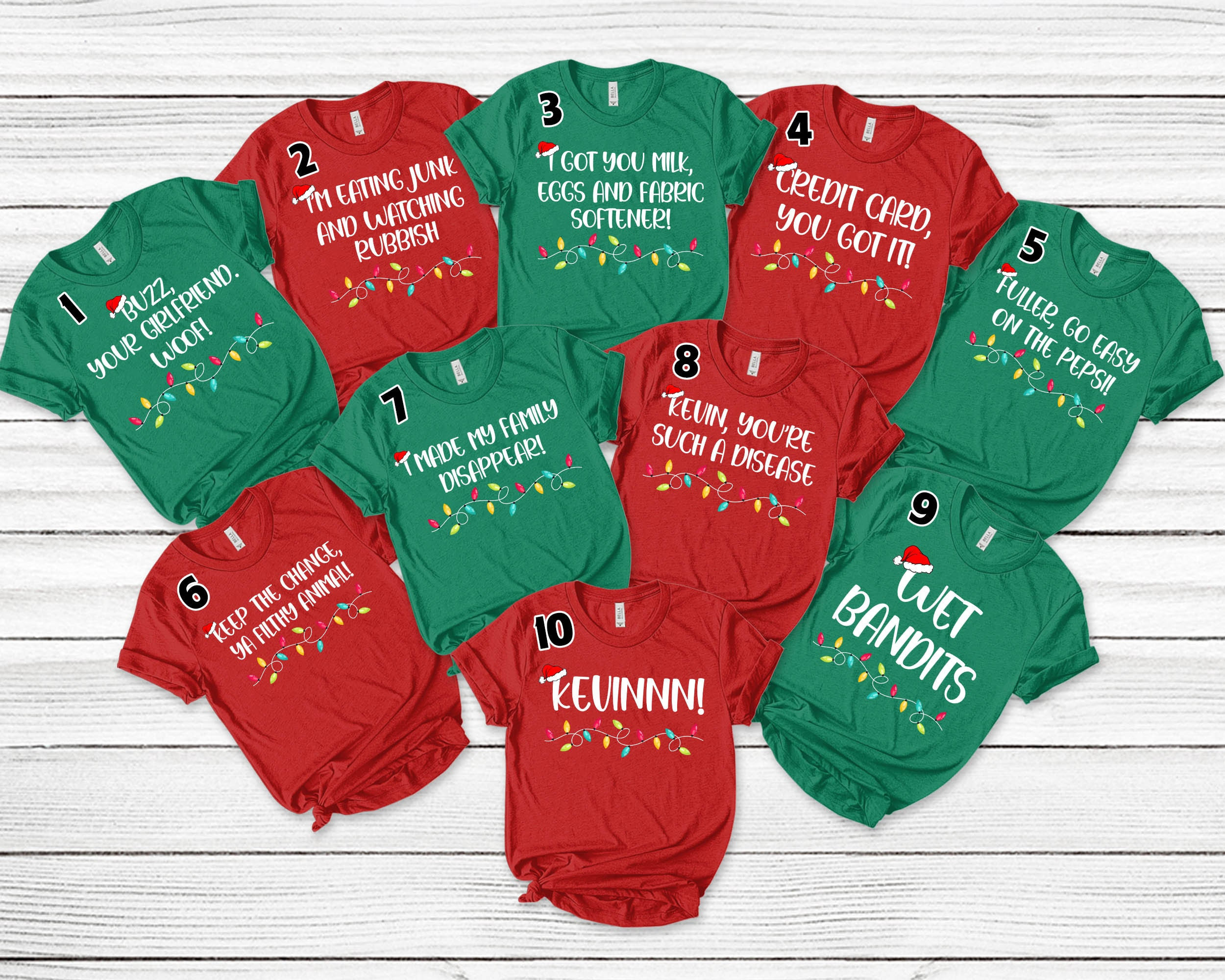 Home Alone Shirt Movie Quote Matching, Family Christmas Shirt, Cousin Family Shirt