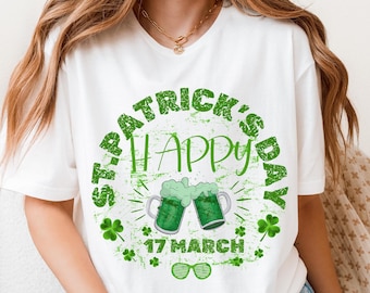 Camiseta de cerveza verde del Día de San Patricio, camiseta de pub irlandés