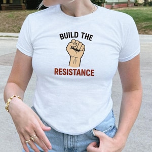 Build The Resistance Shirt,Save PBS Resist Shirt,Political Protest Tee,Hands-Off Tee,Retro Public Broadcasting Service Tee,Protest Shirt