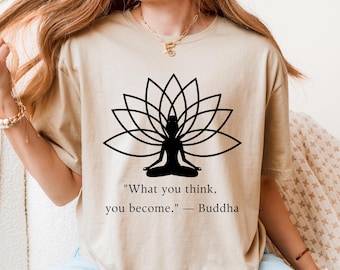 Yoga Shirt, Spiritual Meditation Tee, Soft Cotton Blend