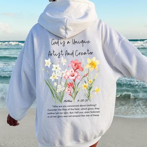 God is a Unique Artist And Creator Sweatshirt,Bible Verses Sweatshirt,Christian Faith Based Clothing Worship Tee,Catholic Religious Hoodie