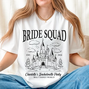 Custom Disney Bachelorette Party Shirt, Bride Crew Tee, Minnie Bride Shirt, Team Bride Shirt, Magic Kingdom Shirt,Bachelorette Shirt