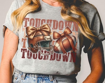 Bluza dla mamy futbolu amerykańskiego z okazji sezonu touchdown, prezent na dzień meczu
