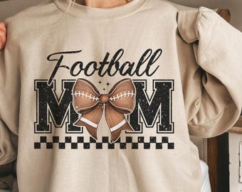 Football Mom Fleece Crewneck, Game Day Sport Shirt