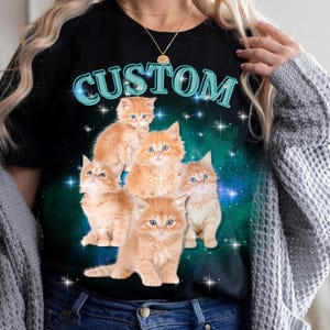Custom Cat Shirt,Custom Pet Dog T-shirt, Retro Cat Shirt, Custom Bootleg Dog mom Shirt, Bootleg Rap Dog, Personalized Pet Shirt