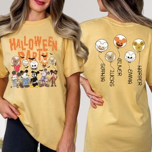Comfort Colors®Disney Halloween 2025 Shirt, Custom Disney Halloween Matching Shirt, Disney Family Halloween Shirt, Halloween Party Shirt