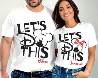 Personalized Disney Trip Shirt, Mickey Minnie Mouse Vacation Tee