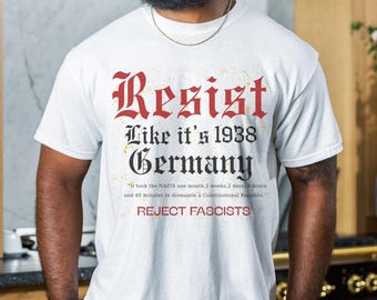 Resist T-Shirt, Feminist Political Tee, Strong Women Equality Shirt