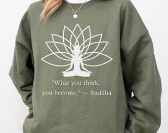 Yoga Sweatshirt, Meditation Hoodie, Spiritual Gift