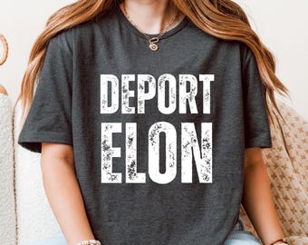 Maglietta Deport Elon, attrezzatura per l'attivismo politico e di protesta