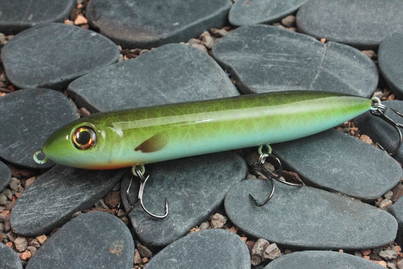 Greenback Large Spook Custom Painted Fishing 5 Super Spook Topwater Lure 