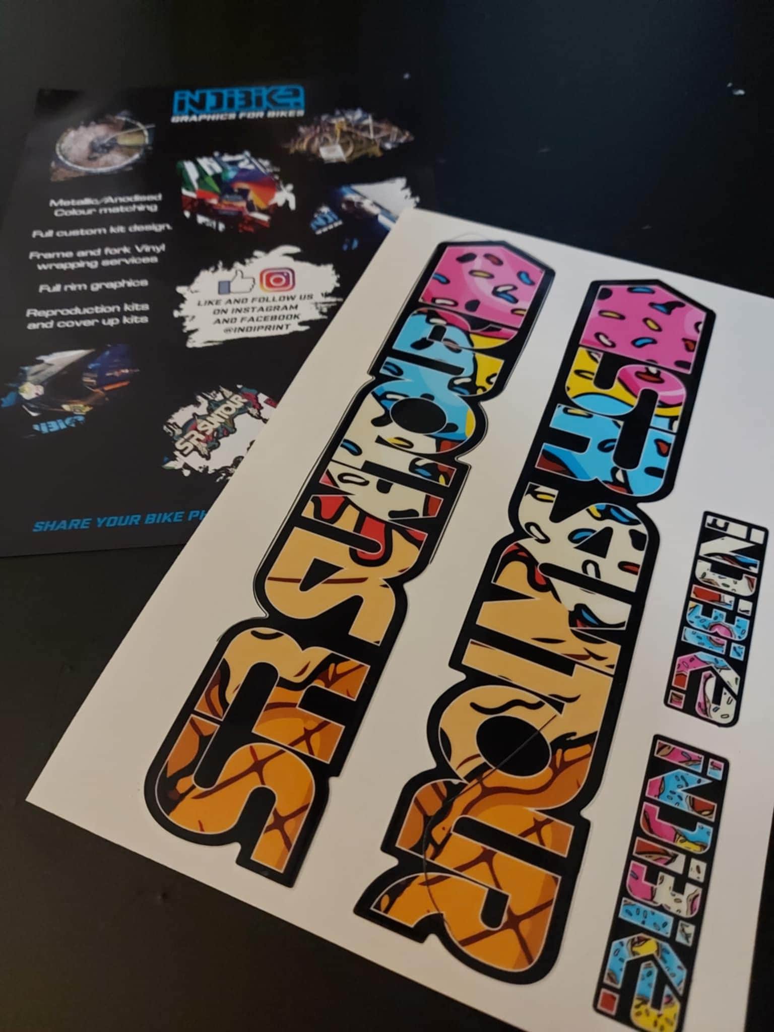 Kit Stickers Marzocchi Jaune – 7 Pièces – Autocollants Fourche VTT/BMX/eBike – Neuf
