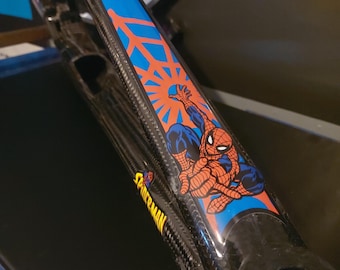 Paint Spatter Top Tube Protection Cycling Bike MTB Road Enduro - Etsy