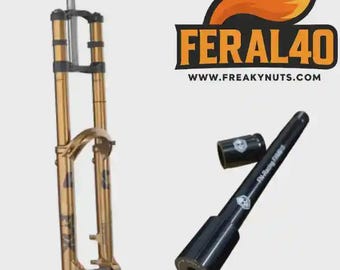 Fox 40 20 mm x110 mm Zu 15 mm x 110 mm Gabel Umbau – Freakynuts FERAL40 BLACK
