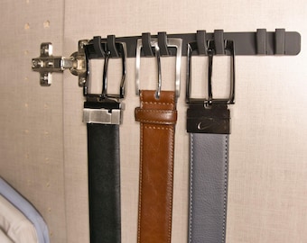 Selbstklebender Gürtelhalter – platzsparende Aufbewahrung für Schrank & Garderobe