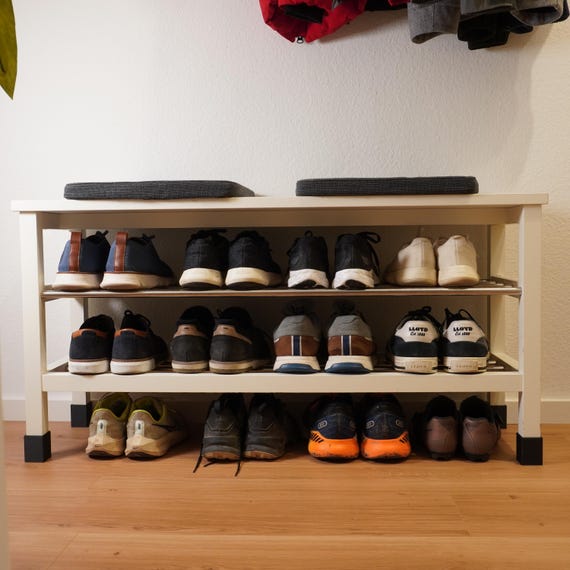 Riser for IKEA TJUSIG Shoe Rack | Extra Storage Space
