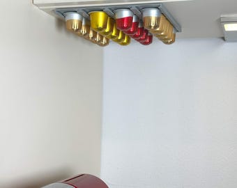 Kapselhalterung – Platz für 20 Nespresso Kapseln – Selbstklebende Montage