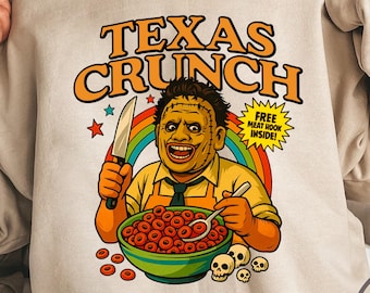 Leatherface Cereal shirt horror movie fan Texas Chainsaw Massacre slasher movie Gift Halloween Tee Spooky Fall Shirt Autumn Shirt Halloween