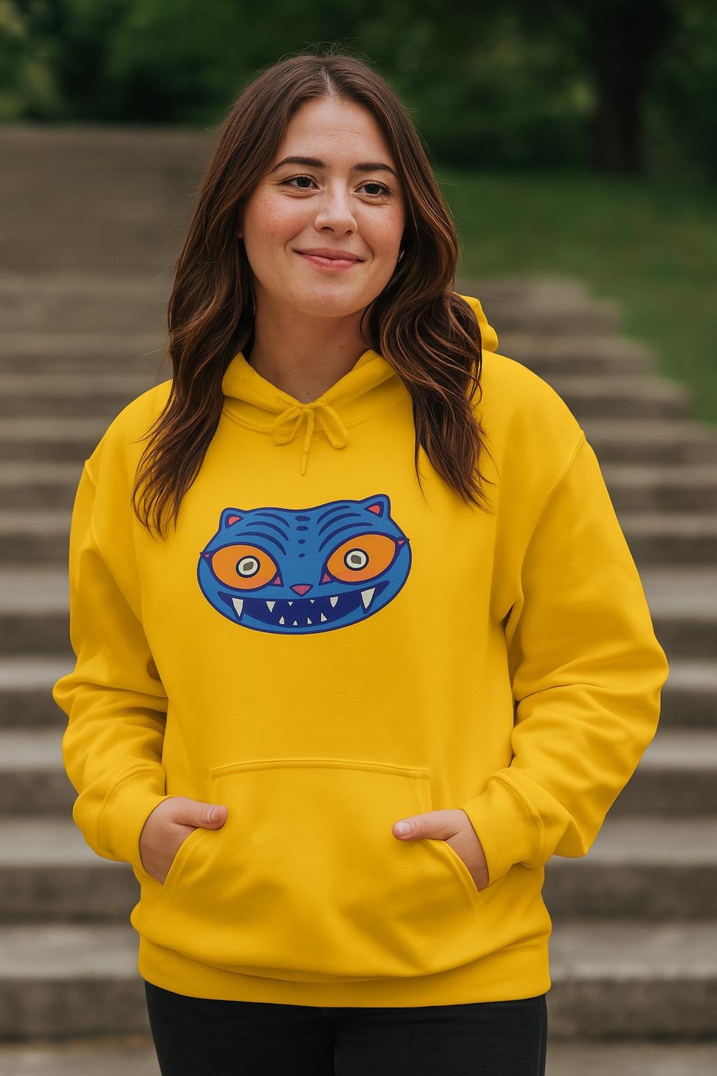 Derpy Hoodie, Derpy Tiger Zoey Hoodie, KPop, Demon Hunters Hoodie, KPDH Tiger Hoodie, Zoey Hoodie from KPDH, Zoey Huntrix Hoodie