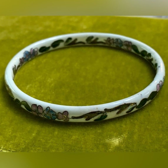 Vintage Cloisonné Enamel Bangle