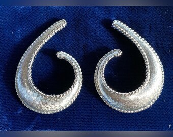 Vintage CORO Silver Tone Earrings