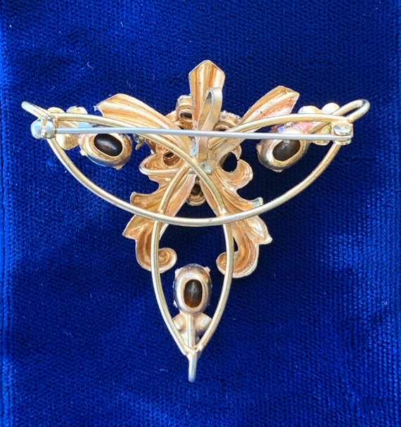 Antique Art Nouveau Brooch - image 2