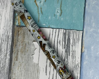 Resin Glitter Pen - Black Ink