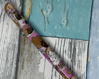 Resin Glitter Pen - Black Ink
