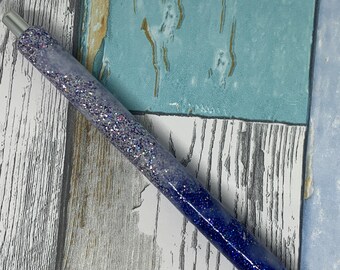 Resin Glitter Pen - Black Ink